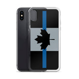 Thin Blue Line Canada - iPhone Case - 7/8 & X, XR, XS, XS Max,