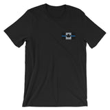 Thin Blue Line Canada - Unisex short sleeve t-shirt - Left Chest