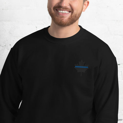 Thin Blue Line Canada Leaf | Unisex Sweatshirt